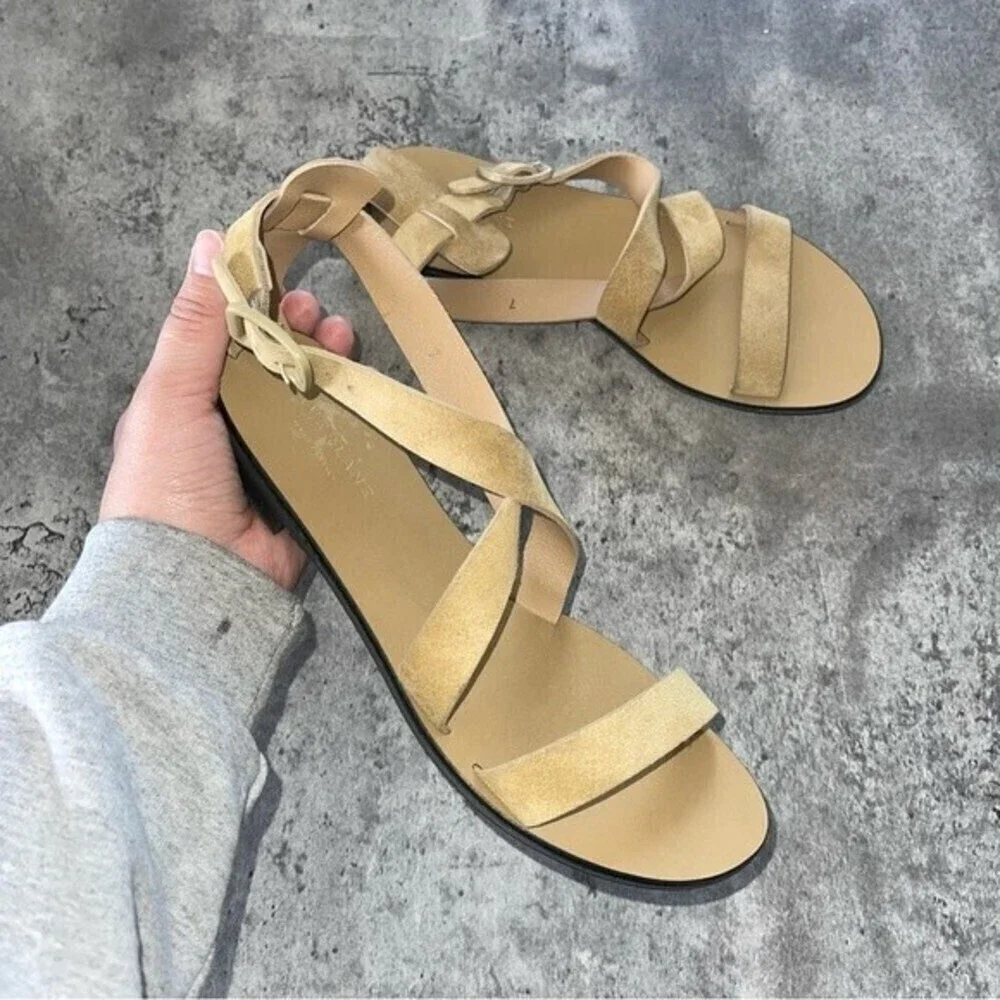 everlane the modern wrap leather strap sandals - Picture 5 of 11